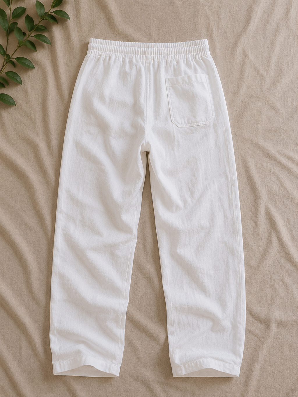 Linen cotton pants