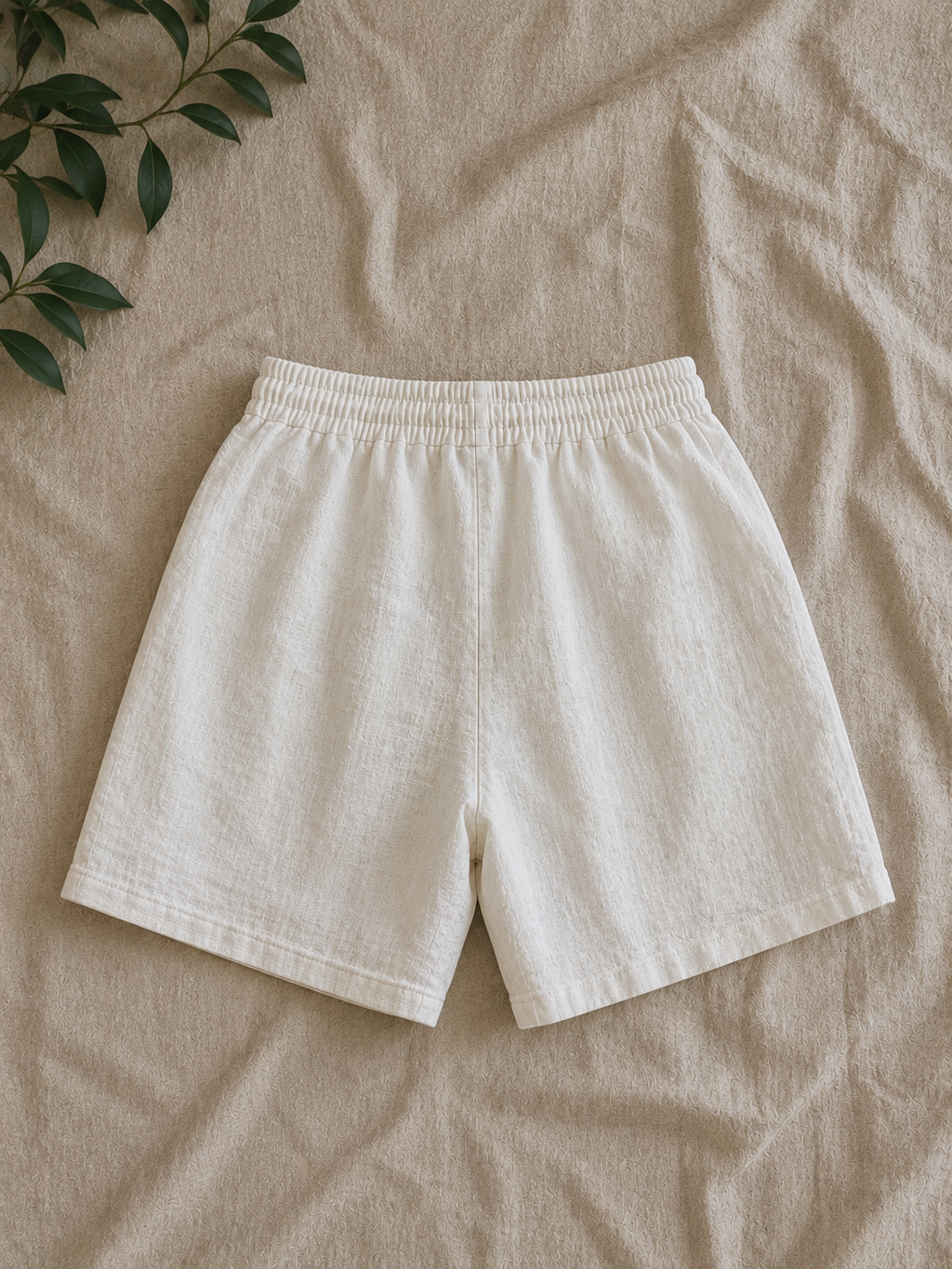 Linen cotton shorts