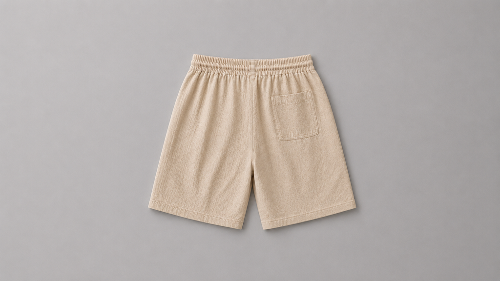 Linen cotton shorts