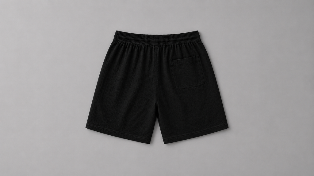 Linen cotton shorts