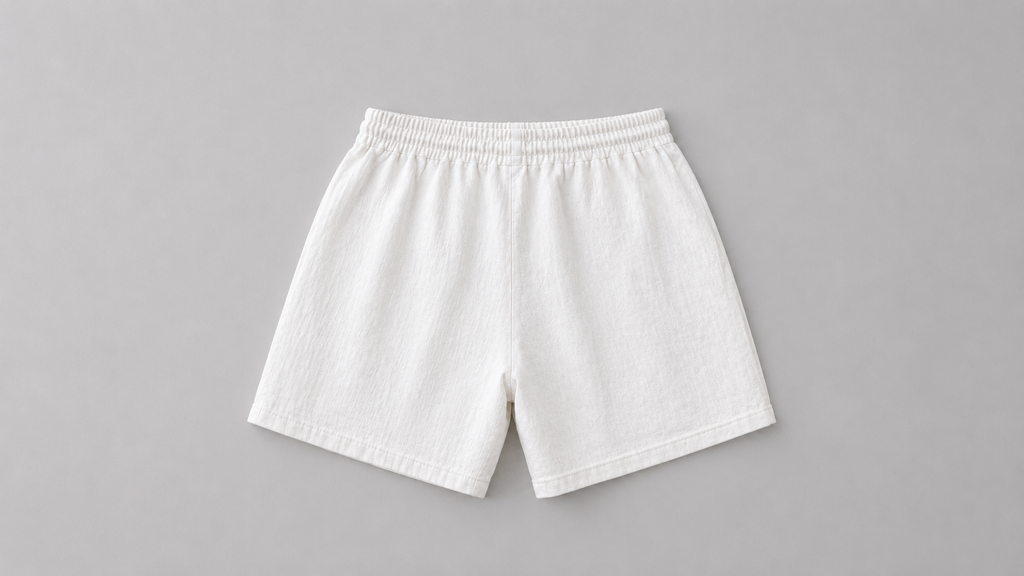 Linen cotton shorts