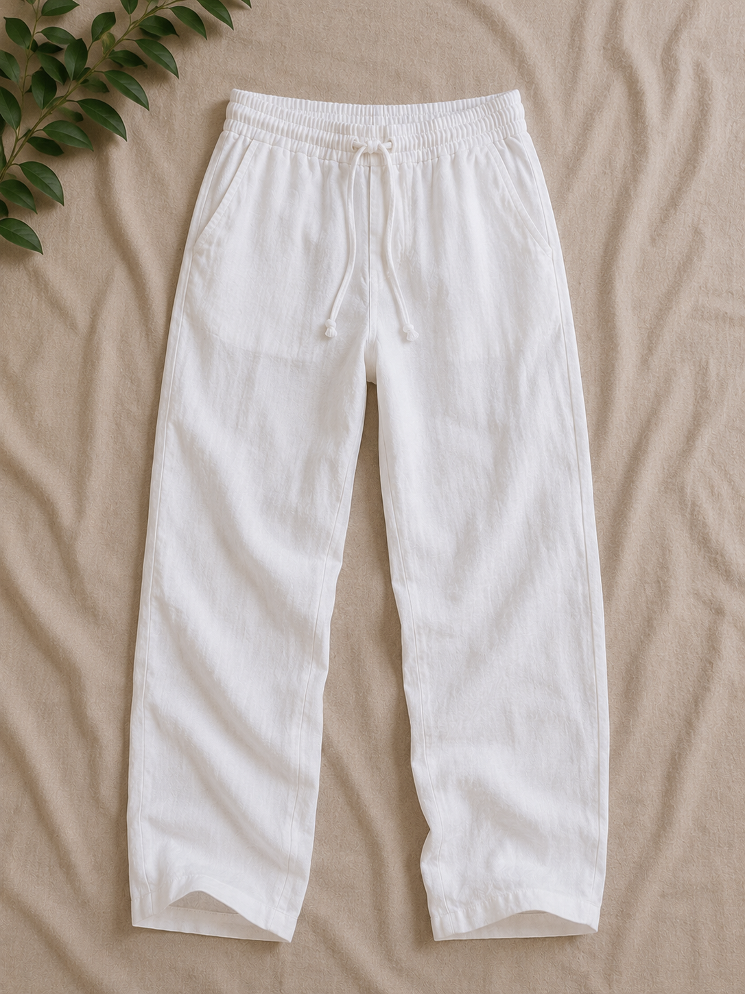 Linen cotton pants