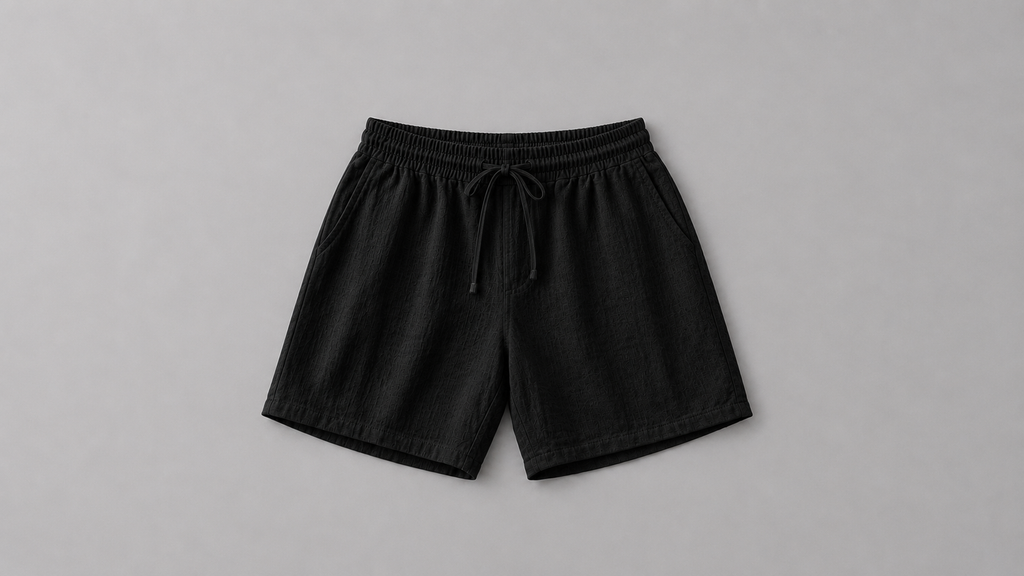 Linen cotton shorts